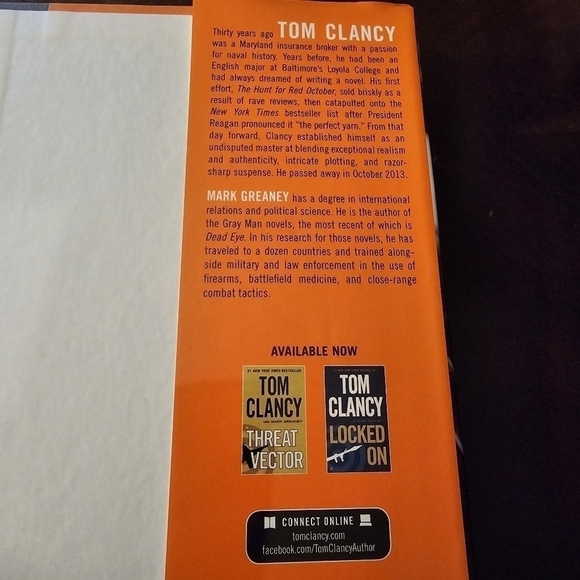 Command Authority Novel by Mark Greaney and Tom Clancy, Hardcover, Pre-owned - Picture 9 of 11